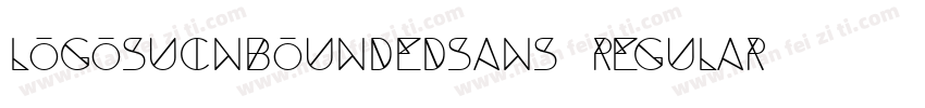 logosucnboundedsans regular字体转换